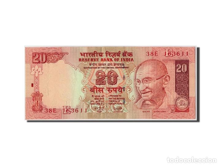 Billetes extranjeros: [#307788] Billete, 20 Rupees, 2007, India, BC+ - Foto 1