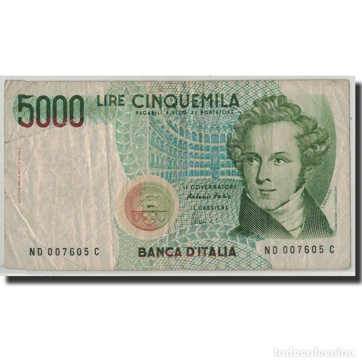 Billetes extranjeros: [#315248] Billete, 5000 Lire, 1985, Italia, KM:111c, 1985-01-04, RC