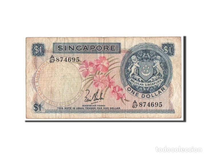 Billetes extranjeros: [#350267] Billete, 1 Dollar, Singapur, BC+ - Foto 1