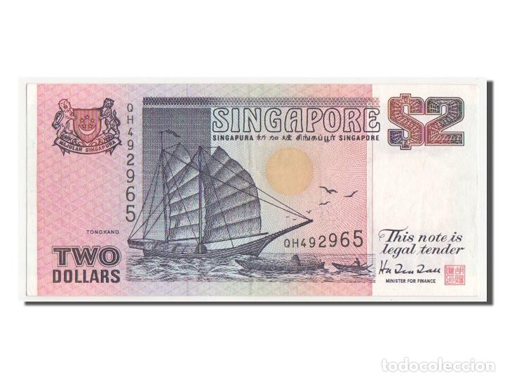 Billetes extranjeros: [#350318] Billete, 2 Dollars, Singapur, EBC - Foto 1