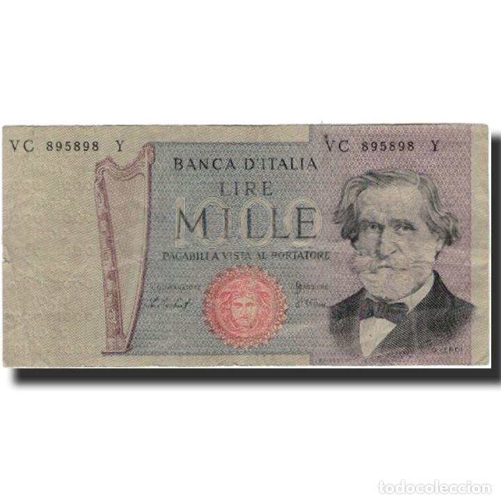International Banknotes: [#599548] Billete, 1000 Lire, Italia, KM:101e, RC+