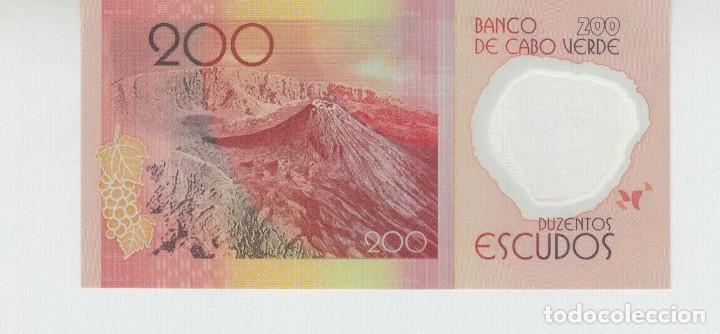 Billetes extranjeros: CABO VERDE 200 escudos 2014 - Foto 2
