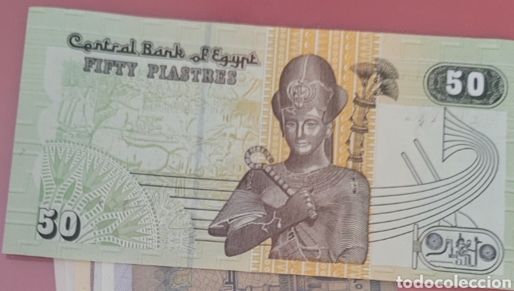 Billetes extranjeros: Billete de Egipto 50 piastras - Foto 1