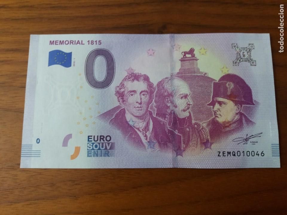 Billetes extranjeros: BILLETE CONMEMORATIVO DE LA BATALLA DE WATERLOO. BILLETE SIN VALOR SOLO PARA COLECCIONISTA.
