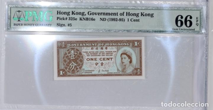 Billetes extranjeros: HONG KONG, PMG 66 - Foto 2