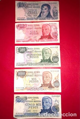Billetes extranjeros: billetes antiguos de argentina - Foto 1
