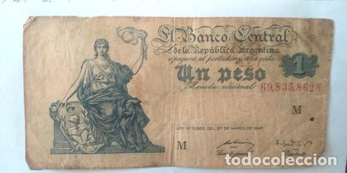 Billetes extranjeros: billetes antiguos argentina - Foto 1
