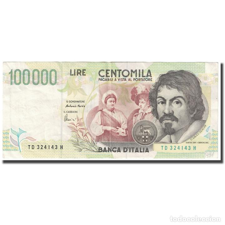 Notas Internacionais: [#647815] Billete, 100,000 Lire, 1994, Italia, 1994-05-06, KM:117b, MBC+