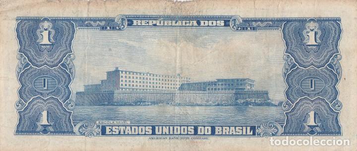 Billetes extranjeros: BRASIL 1 CRUZEIRO - Foto 2