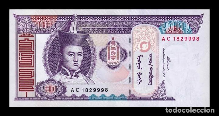 Billetes extranjeros: Mongolia 100 Tugrik 2000 Pick 65a Sc Unc - Foto 1