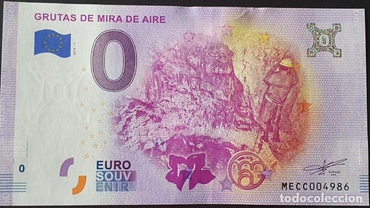 Internationale Banknoten: BILLETE 0 Euro Souvenir 0 &euro; de PORTUGAL: 2019-1 PORTO DE M&Oacute;S - GRUTAS DE MIRA AIRE