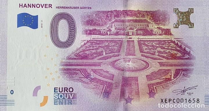 Billets internationaux: BILLETE 0 Euro Souvenir 0 &euro; ALEMANIA: XEPC 2018-2 HANNOVER - HERRENH&Auml;USER G&Auml;RTEN