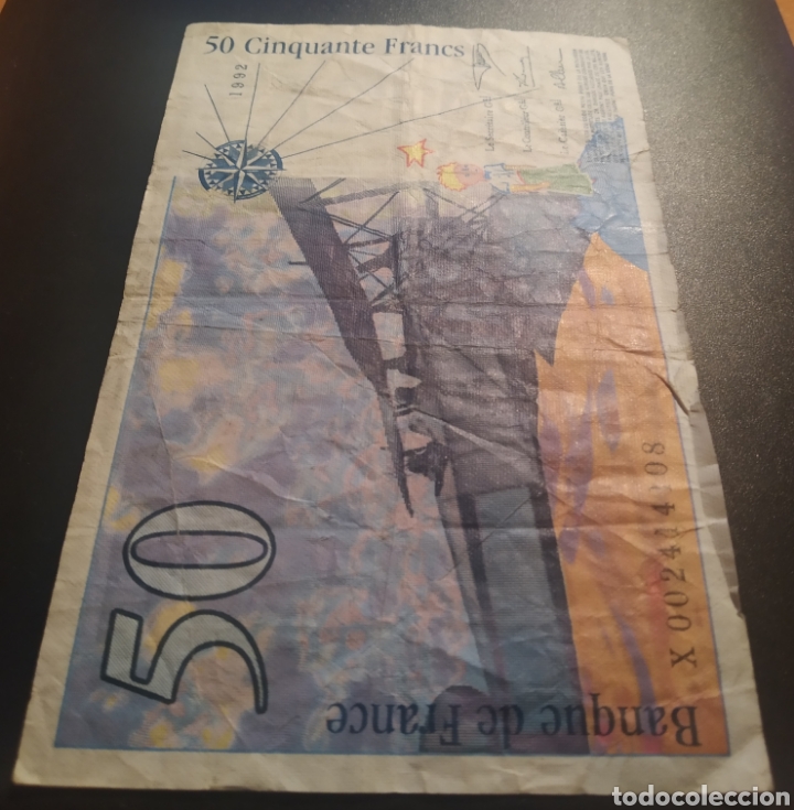 Billetes extranjeros: BILLETE - FRANCIA 50 FRANCOS 1992 - Foto 6