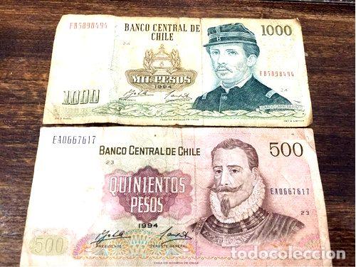 Billetes extranjeros: billetes de chile - Foto 1
