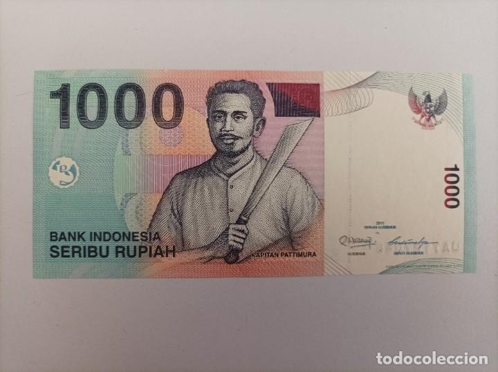 Billetes extranjeros: Billete de Indonesia de 1000 Rupiah, a&ntilde;o 2011, Uncirculated - Foto 1