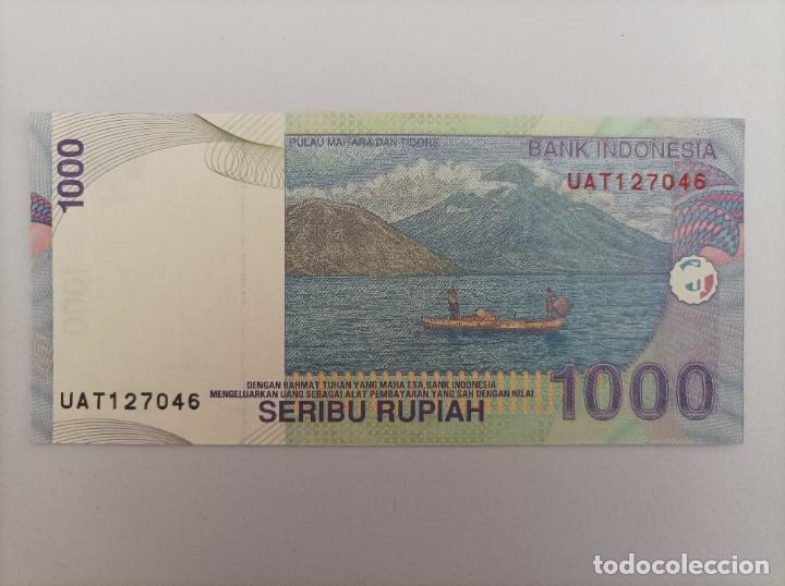 Billetes extranjeros: Billete de Indonesia de 1000 Rupiah, a&ntilde;o 2011, Uncirculated - Foto 2