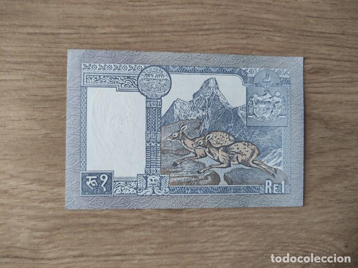 Billetes extranjeros: NEPAL 1 RUPIA 1994 - SIN CIRCULAR UNC - Foto 2