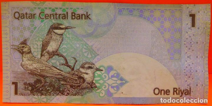 Billetes extranjeros: CATAR, 1 RIYAL, 2008. SC. PLANCHA. (164) - Foto 2