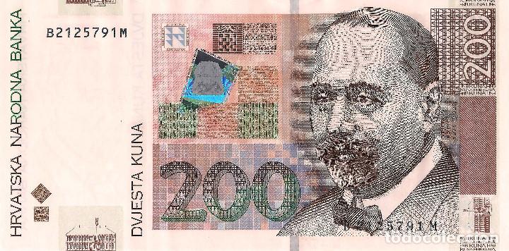 Billetes extranjeros: CROATIA 200 KUNA, 2012, P42b, UNCIRCULATED - Foto 2