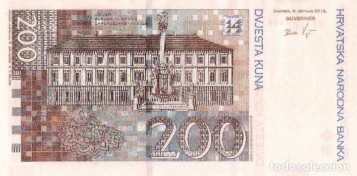 Billetes extranjeros: CROATIA 200 KUNA, 2012, P42b, UNCIRCULATED - Foto 3