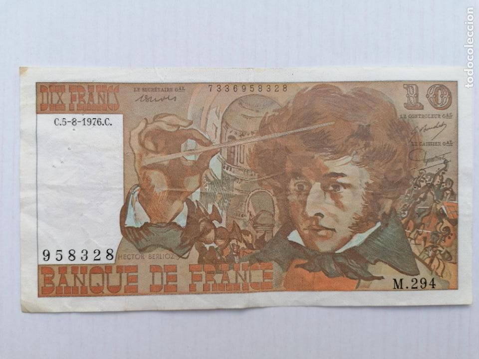 Billetes extranjeros: Francia 10 francos 1976 pick: 150 - Foto 1