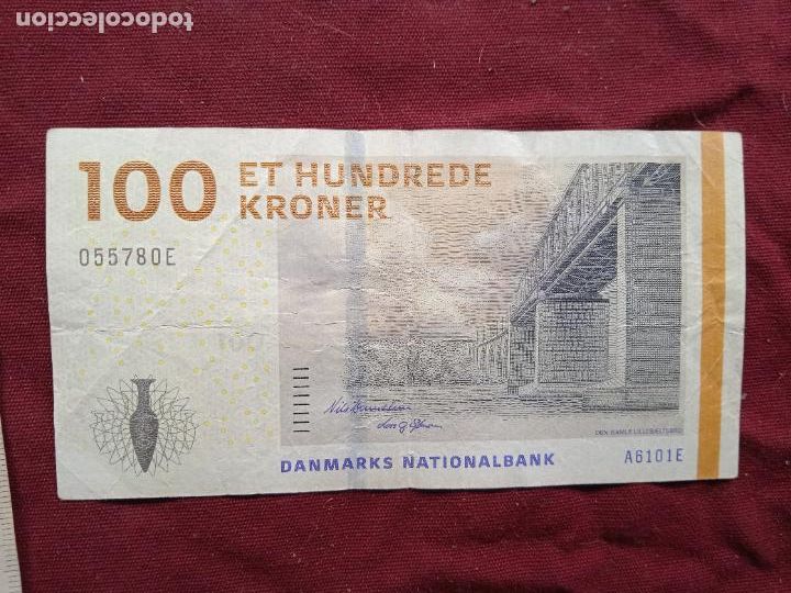 Billetes extranjeros: 100 KRONER DINAMARCA 2009 - Foto 1