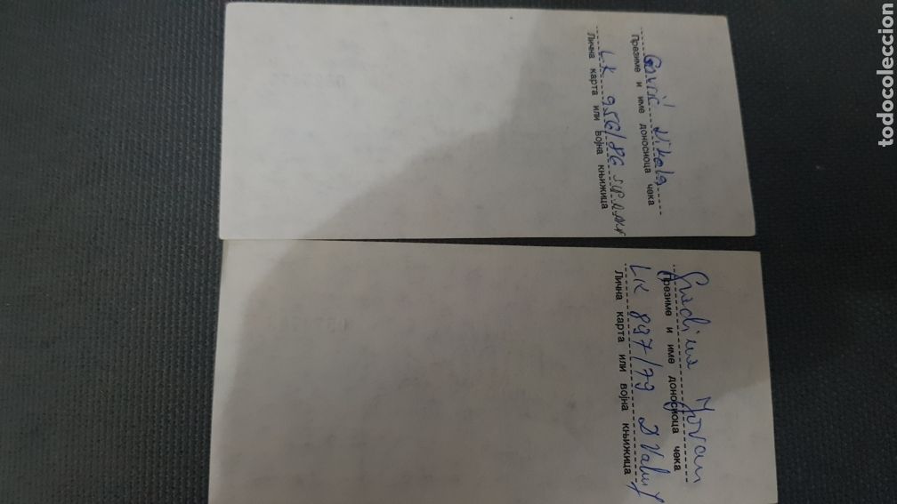 Billetes extranjeros: 2 cheques militares Bosnia - Foto 2