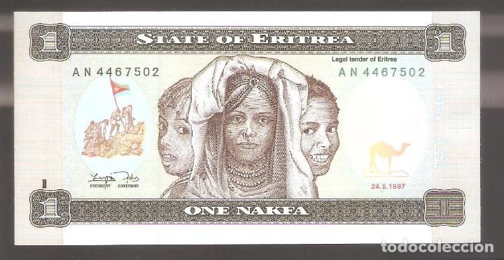 Billetes extranjeros: 1 BILLETE ERITREA - 1 NAKFA DE 1997 - SIN CIRCULAR - Foto 1