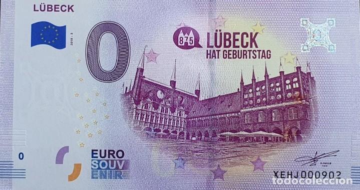 Billets internationaux: BILLETE 0 Euro Souvenir 0 &euro; ALEMANIA: XEHJ 2018-3 L&Uuml;BECK