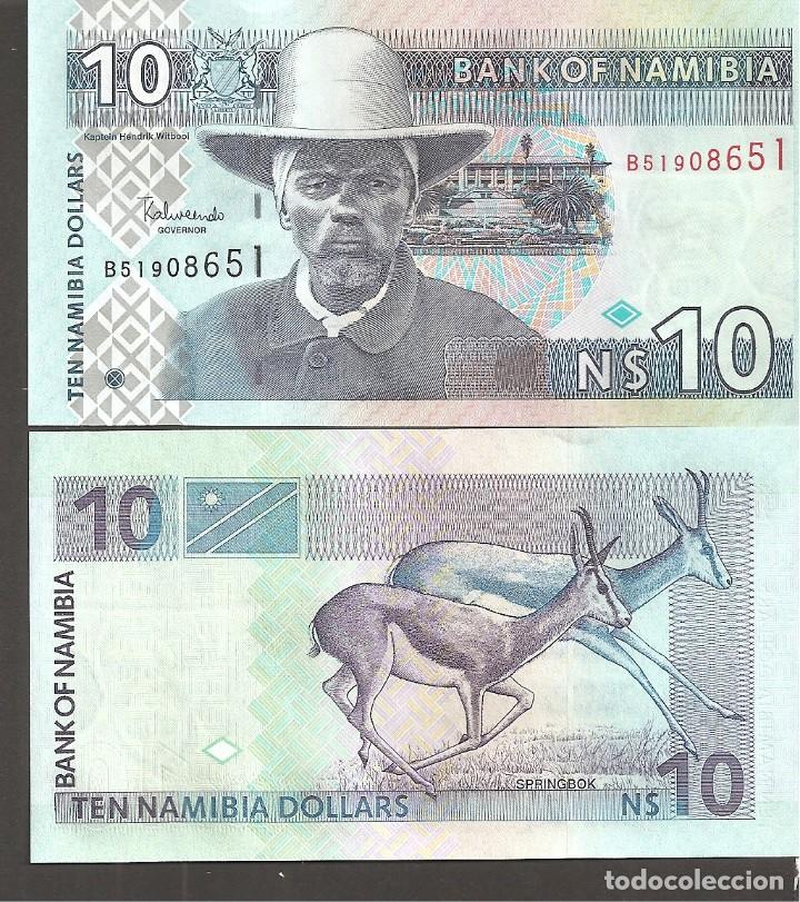 Billetes extranjeros: NAMIBIA 10 DOLLARS 2001 SC / UNC - Foto 1