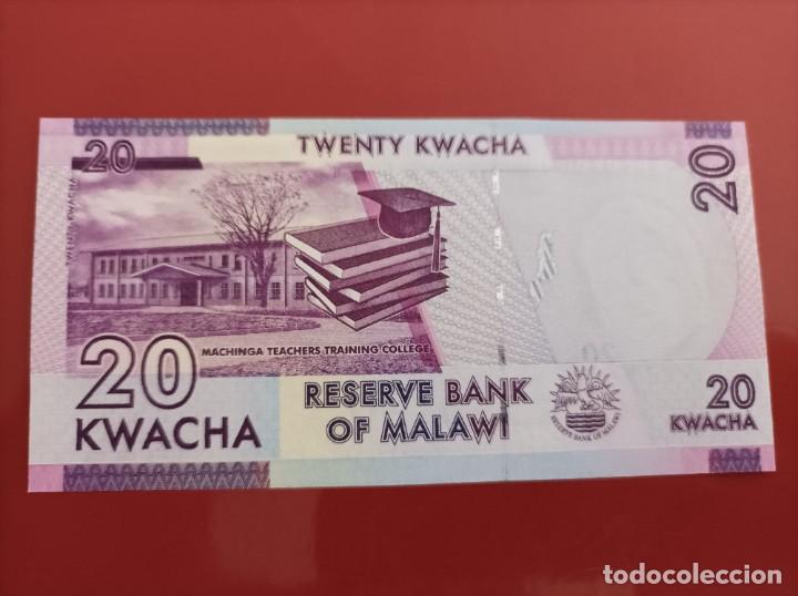 Billetes extranjeros: Billete de Malawi 20 Kwacha, Uncirculated - Foto 2