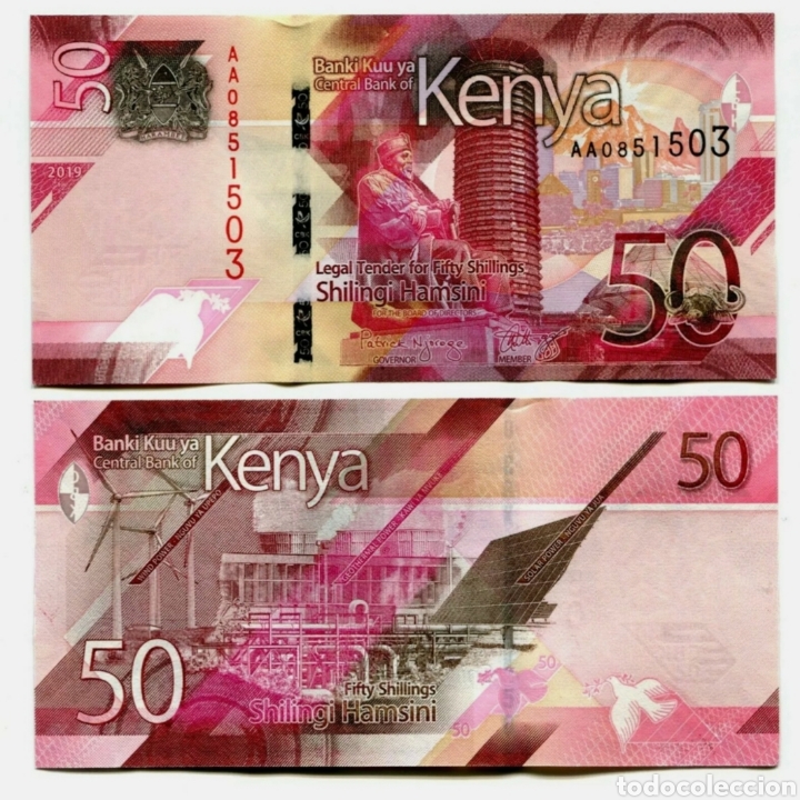 Billetes extranjeros: Billetes kenya nuevo sin circular - Foto 1