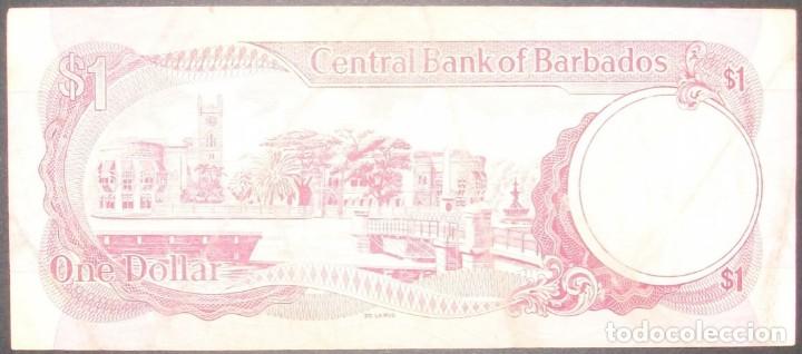 Billetes extranjeros: BARBADOS. 1 D&oacute;lar. (1973). Pick: 29a. MBC- - Foto 2