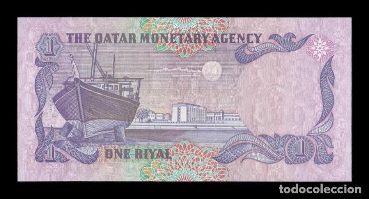 Billetes extranjeros: Catar 1 Riyal 1985 Pick 13b SC UNC - Foto 2