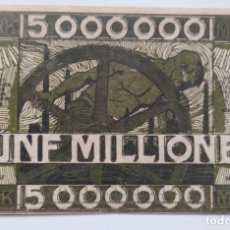 Billetes extranjeros: ALEMANIA ,DUSSELDORF 5 MILLONES MARCOS 1923 (SC-). Lote 401091184