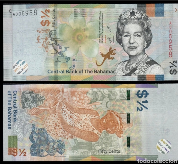 Billetes extranjeros: Billete bahamas original % s/c - Foto 1