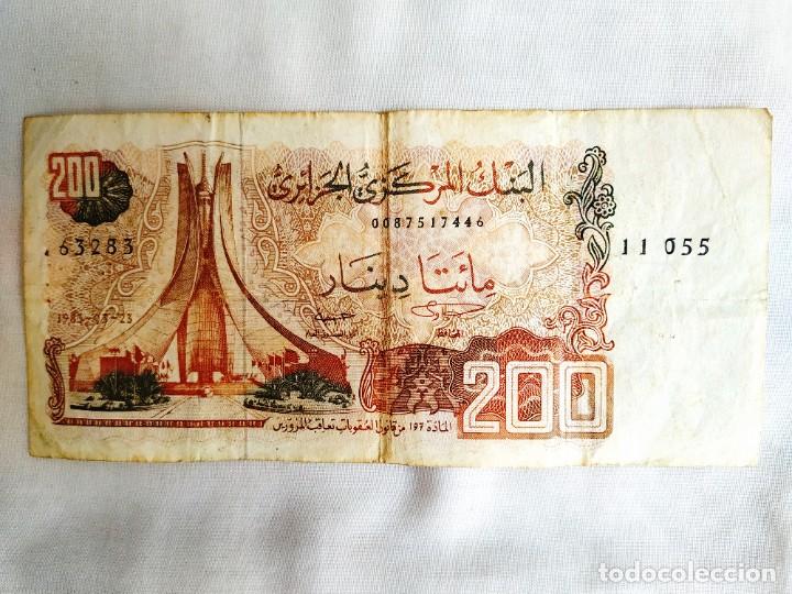 Billetes extranjeros: 1983 - ARGELIA - 200 DINARES - Foto 1