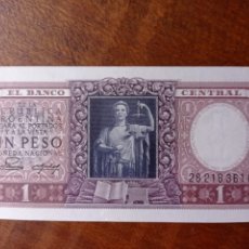 Billetes extranjeros: BILLETE , REPUBLICA ARGENTINA , 1PESO , 1947, SI CIRCULAR. Lote 291946858