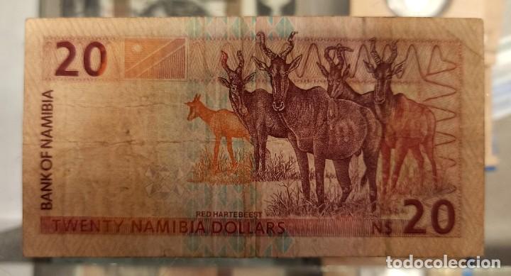 Billetes extranjeros: Namibia 20 D&oacute;lares 1996 Pick 5 - Foto 2