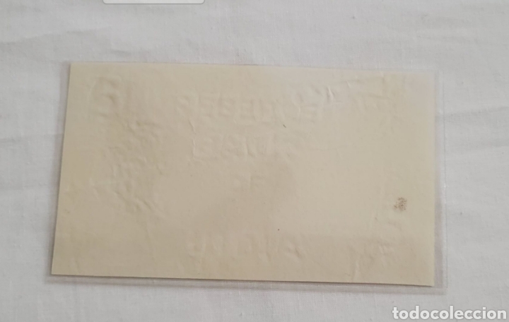 Billetes extranjeros: ERROR SIN IMPRIMIR 5 rupias India - Foto 2