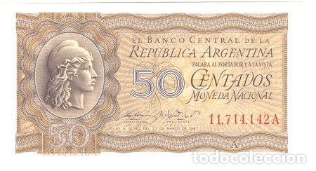 Billetes extranjeros: ltb062 50 centavos de 1950 progreso - Foto 1