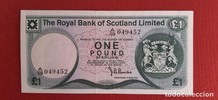 Billetes extranjeros: 1 LIBRA, ESCOCIA. 1973. (PICK.336). - Foto 1