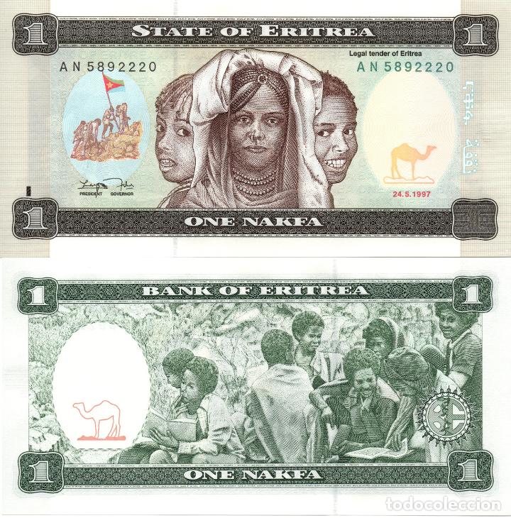 Billetes extranjeros: Eritrea. 1 Nakfa. 1997. P-1. SC - Foto 1