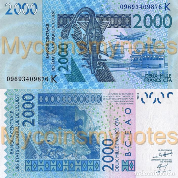 Billetes extranjeros: West African States, SENEGAL, 2000, 2009, Code K, P716Kh, UNC - Foto 1