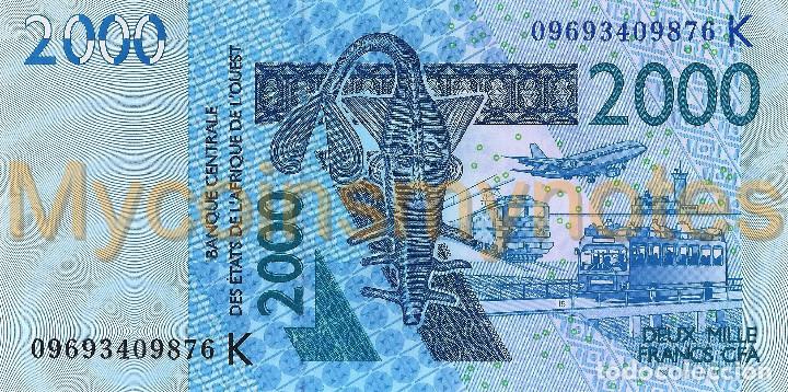 Billetes extranjeros: West African States, SENEGAL, 2000, 2009, Code K, P716Kh, UNC - Foto 2