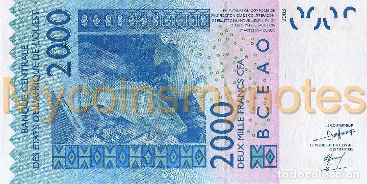Billetes extranjeros: West African States, SENEGAL, 2000, 2009, Code K, P716Kh, UNC - Foto 3