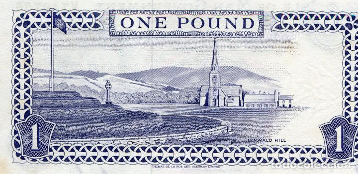 Billetes extranjeros: UNA LIBRA ISLA DE MAN ( SIN CIRCULAR ) ( BEX36 ) - Foto 2