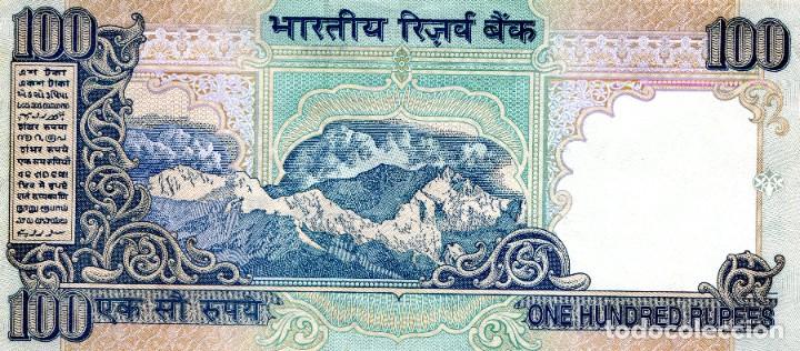 Billetes extranjeros: 100 RUPIAS INDIA ( SC ) ( BEX44 ) - Foto 2