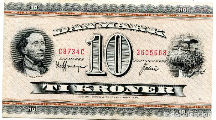 Billetes extranjeros: BILLETE DE 10 CORONAS DINAMARCA ( EBC ) ( BEX69 ) - Foto 1