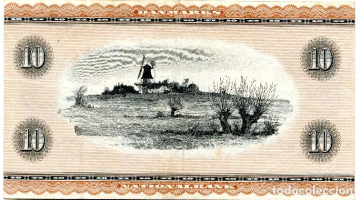 Billetes extranjeros: BILLETE DE 10 CORONAS DINAMARCA ( EBC ) ( BEX69 ) - Foto 2